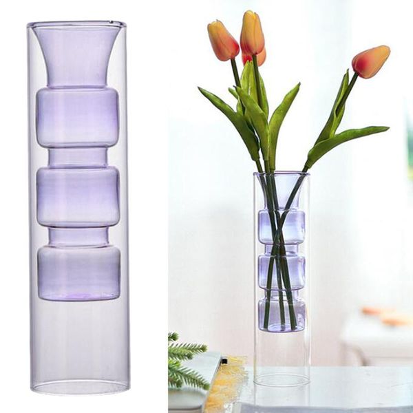 

character glass vase hydroponic office party deskdecorative xmas present