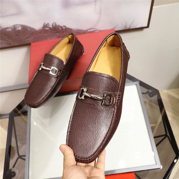 

luxury genuine leather men shoes designer soft moccasins loafers fashion brand men flats comfy driving shoes big size 36~50, Black