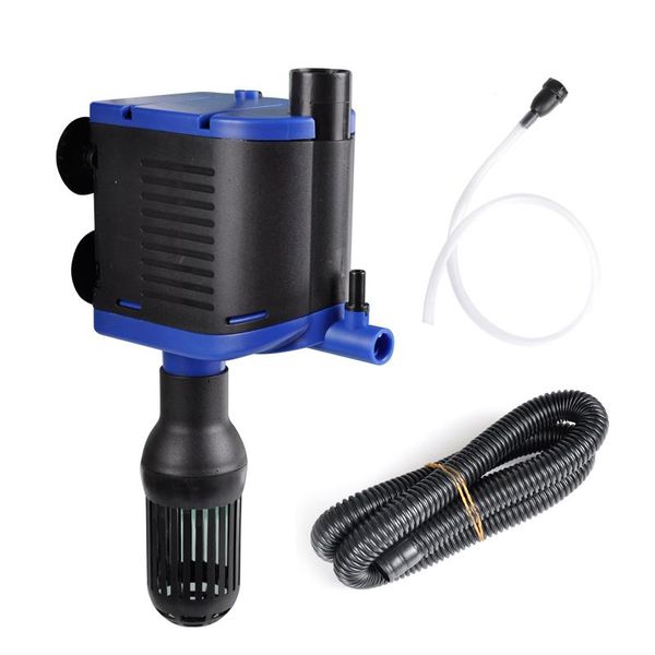 

aquariums 1pcs aquarium triple submersible pump filter silent with oxygen
