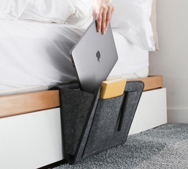

storage bags remote control hanging caddy bedside couch organizer bed holder pockets pocket sofa book