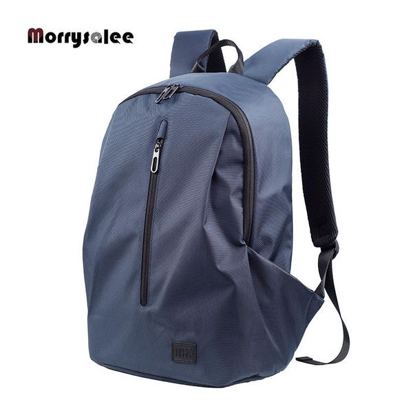

backpack men's patchwork zipper silt pockets men bussiness casual shoulder bags anti thief street travel pure color