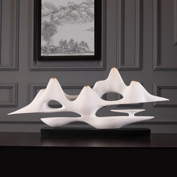 

new chinese creative rockery resin crafts ornaments home decorations living room porch model room decoration gifts