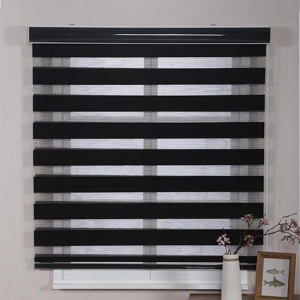 

blinds customized curtains zebra double layer roller