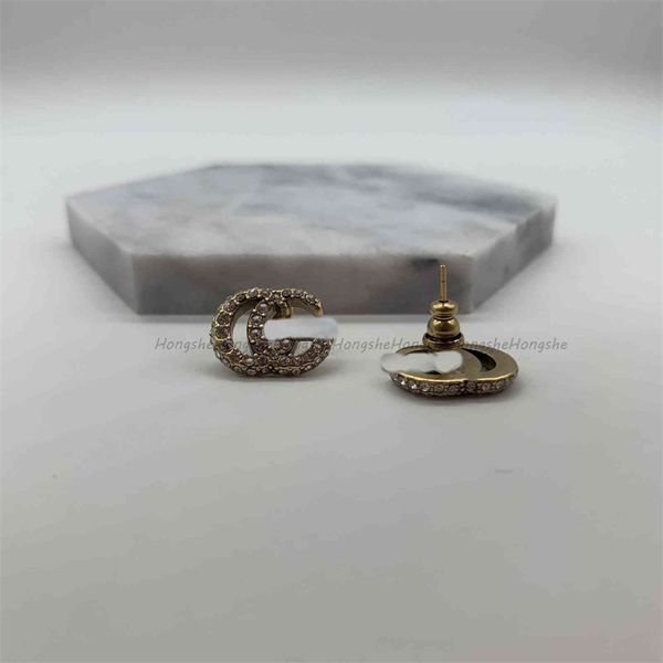 

earrings classic simple full brilliant diamonds style versatile, Silver