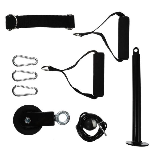 

1 set training pulley set durable pulley system home gym system, White;red