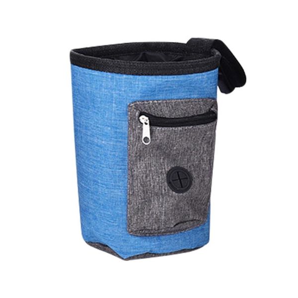 

pet treat pouch lightweight snack bag portable bag dog accessories (blue)