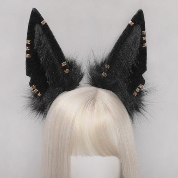 

other event & party supplies women animal wolf ears headdress plush hairband furry lolita headband anime for halloween christmas cosplay acc