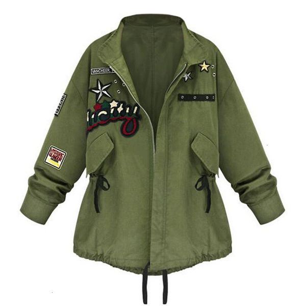 

women bomber jacket army green long sleeve slim turn-down collar outwear women basic coat spring autumn, Black;brown