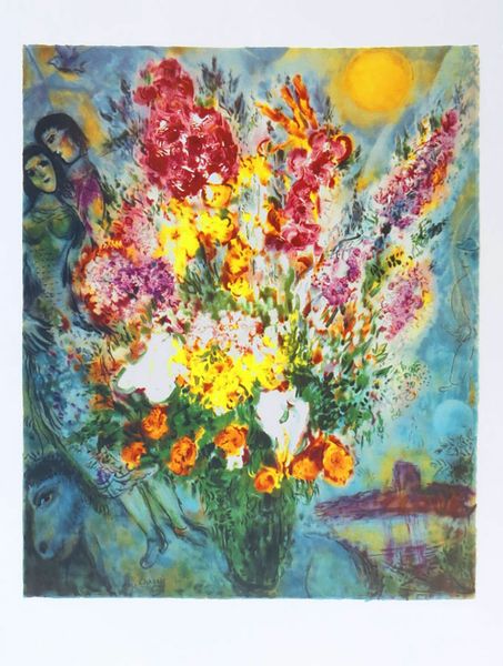 

marc chagall bouquet home decor handcrafts /hd print oil painting on canvas wall art picture 210222
