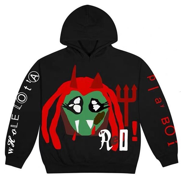 

2021 new foaming printing cpfm.xyz for hoodie women casual pullovers foam print hoody men clothing angb, Black