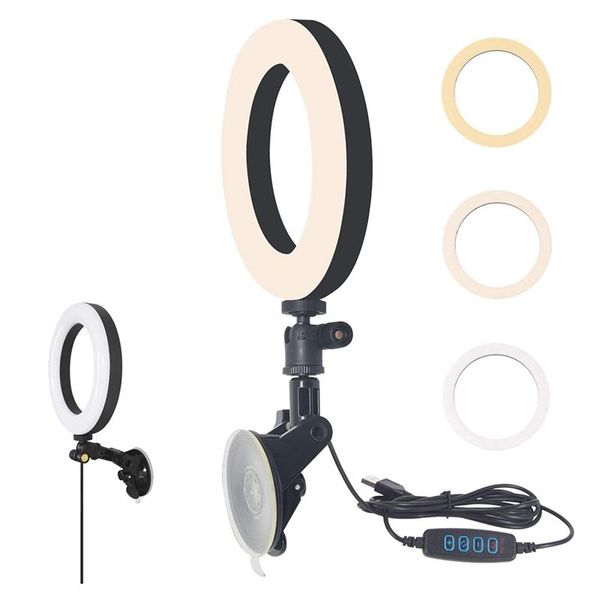 

flash heads usb led ring light for zoom calls, virtual meeting, video conferencing, webcam lighting lap computer monitor