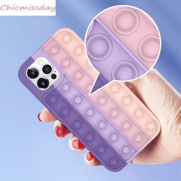 

fidget case decompression silicone phone cases for iphone 12 11 pro xs max xr 7 8 plus huawei mate30 mate40 p40