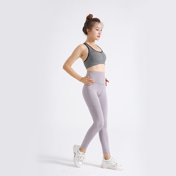 

women recommended tights yoga side for pocket sports, Gray