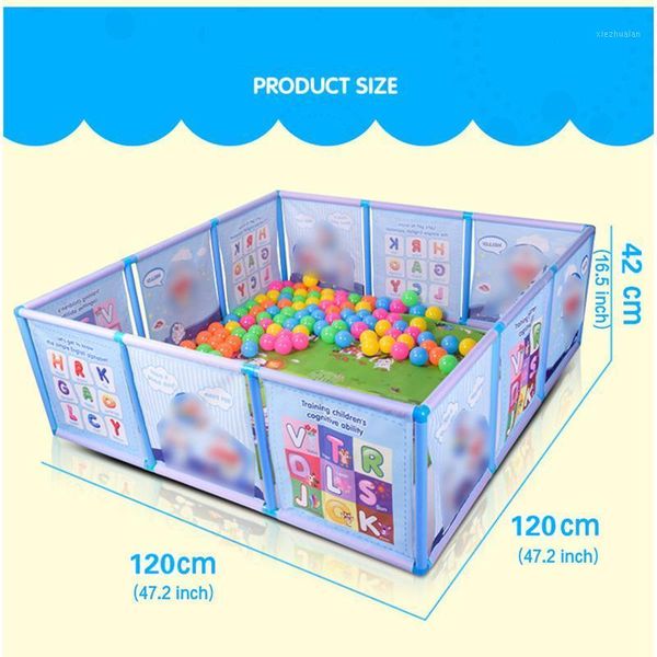 

safety gates cartoon children kids plastic play fence baby pool game toddler crawling crawl safety/pool balls 100 pcs 6cm1