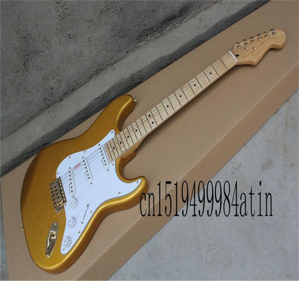 

new factory stratocaster golden hardware body electric guitar custom shop