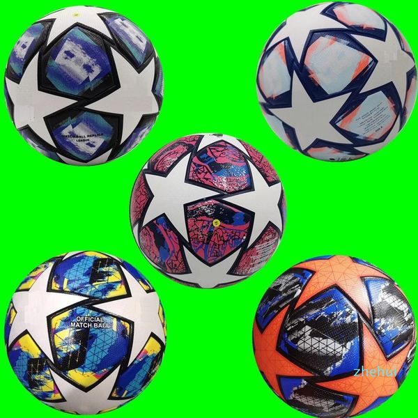 

wholesale- european champion soccer ball size 5; balls granules slip-resistant football