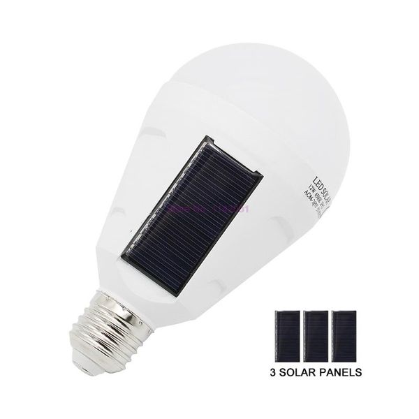 

solar lamps 100pcs outdoor e27 led emergency light waterproof hanging rechargeable lamp ac 85-265v for hiking camping fishing