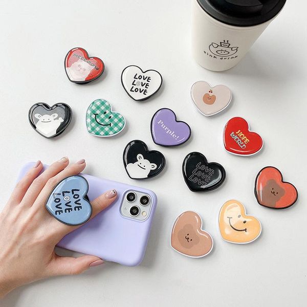 

cell phone mounts & holders universal mobile bracket cute 3d airbag finger holder for accessories phones