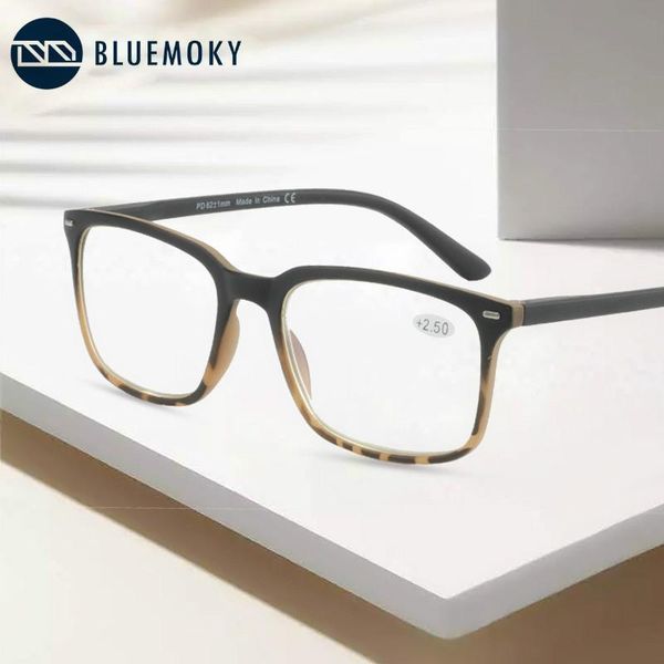 

sunglasses bluemoky anti blue light blocking computer glasses men retro square optical gaming eyewear vintage myopia spectacles frame, White;black