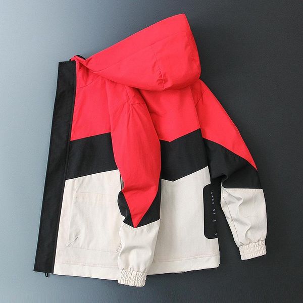 

men's jackets jacket men coat fashion hip hop windbreaker coats casual loose hooded mens cargo bomber and outwear streetwear, Black;brown