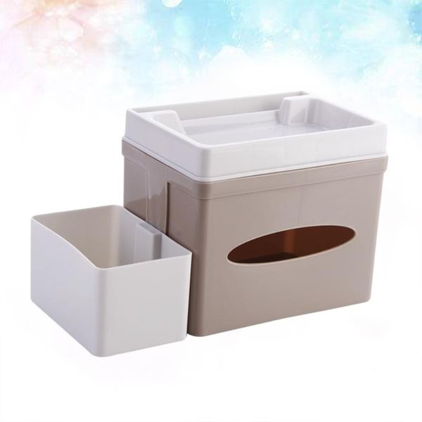 

large tissue box desknapkin box with holder sundries storage case for home office (coffee)