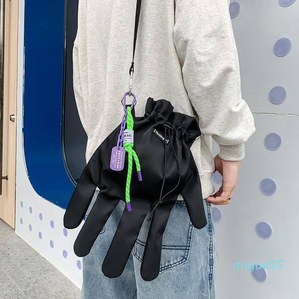 

cross body fashion korean street trend shape shaped crossbody bag couple casual wild drawstring shoulder