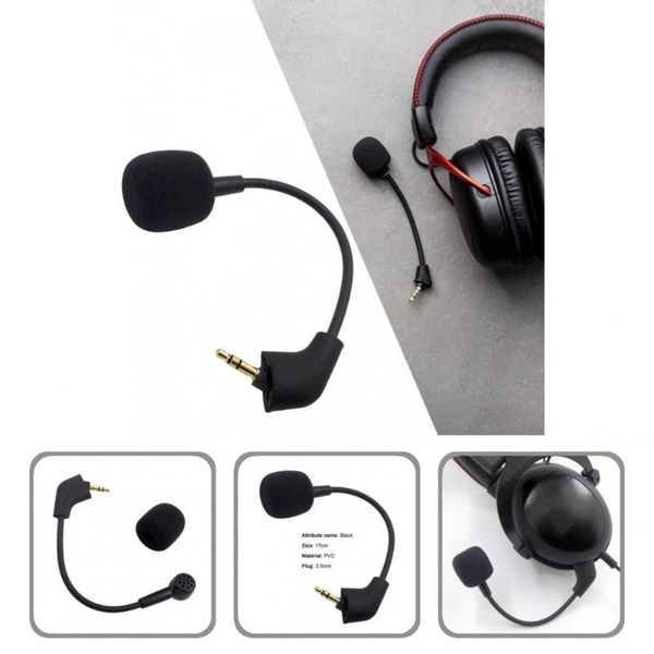 

microphones headset microphone useful 3.5mm replacement smooth communication mic
