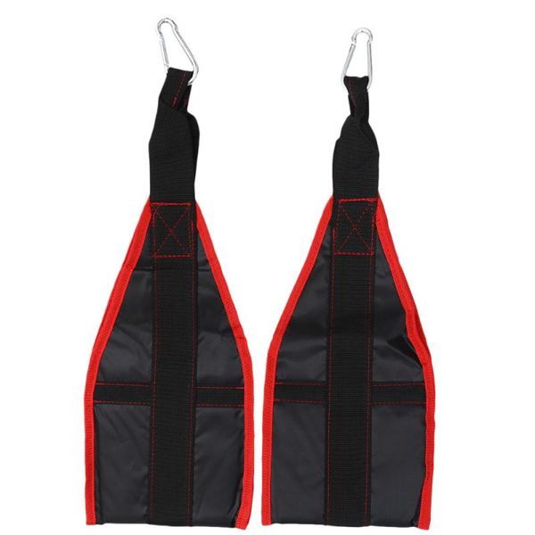 

horizontal bars 1pair abdominal training belt muscle trainer pull-up gym exercise equipment body shaper building ab suspension (red bl