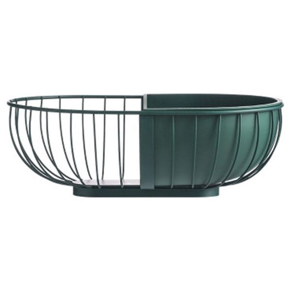 

storage baskets metal fruit vegetable snack tray kitchen container drain modern bowl nordic style basket
