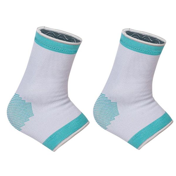 

ankle support compression foot sleeve anti fatigue socks running badminton brace sweat wicking sportswear, Blue;black