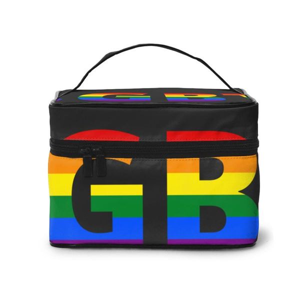 

women cosmetic bag makeup case lgbt make up storage pouch toiletry beauty wash bag