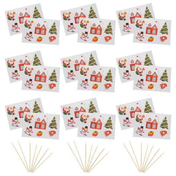 

other festive & party supplies 30pcs christmas cake desserts decor ers xmas