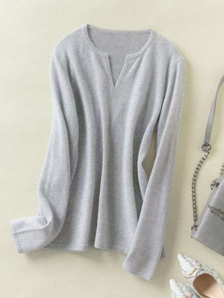 

fine wire 100% yarn notch collar pullover sweater fashion small v-neck women's jumper pure wool 2021 new design aa82, White;black