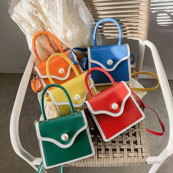 

hbp foreign style simple women's bag 2021 new color contrast fashion korean single shoulder messenger handbag