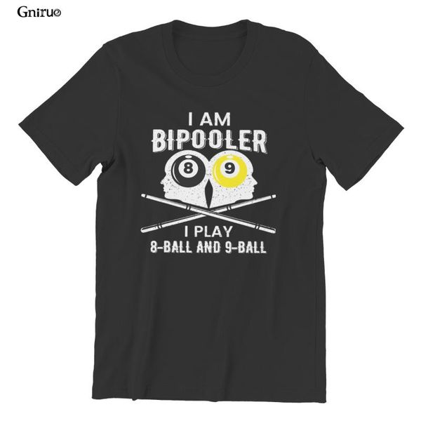 

men's t-shirts bipooler play 9 bal 8 ball white shortsleeve summer aesthetic 114800, White;black