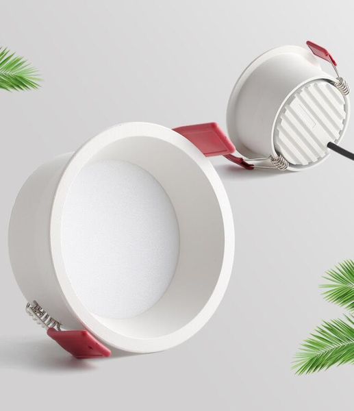 

downlights dimmable 5w 7w 10w 12w 15w 20w led downlight ac85-265v recessed ceiling lamps spotlight for home shop stores indoor lighting