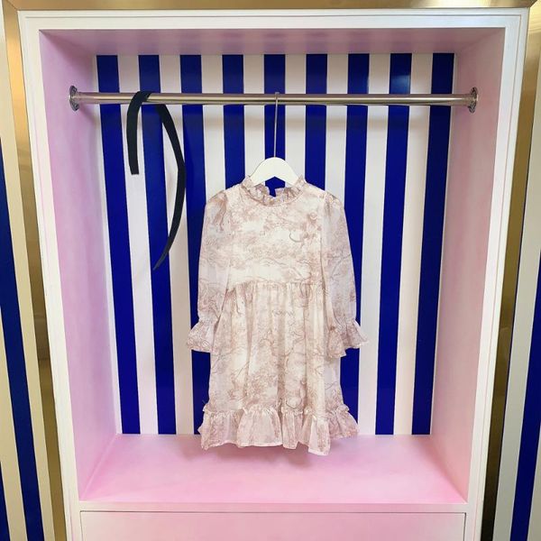 

girl's dresses brand designer baby kids for clothes spring and autumn 2021 casual bohemian girls prom elegant evening dress fall costum, Red;yellow