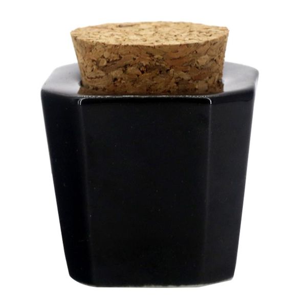 

nail art kits 1pcs white/black nice fashion ceramic cork makeup crystal cup useful storage tool