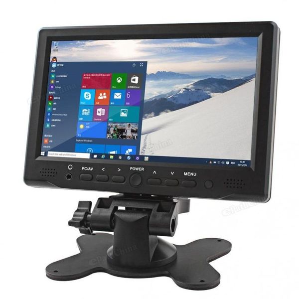 

car video 7 inch monitor for rear view camera auto parking backup reverse hd 800*480 tft lcd screen av vga bright color