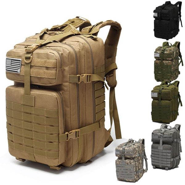 

outdoor bags waterproof climbing hiking backpack rucksack 40l sports travel camping women trekking tactical camouflage bag for men