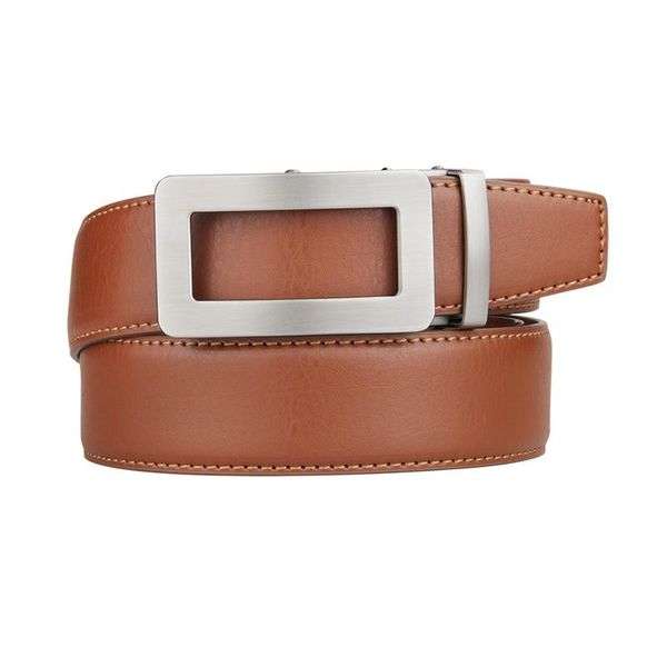 

belts men's luxury automatic buckle genune leather strap black brown for mens belt designers brand high quality