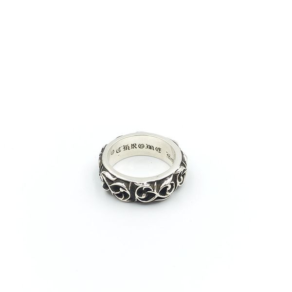 

luxury party favor chrome/hearts rings croix cross ring tomb eternal crown tide men and women's personality