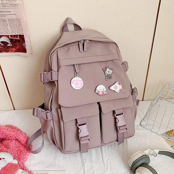 

school bags fashion women backpack harajuku travel shoulder college bagpack cute female for teenage girls