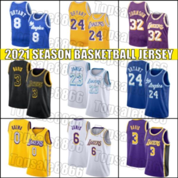 

james 23 lebron basketball jersey bryant anthony kyle davis kuzma oneal jerseys los angeles lakers uniform zcxv54, Blue;black
