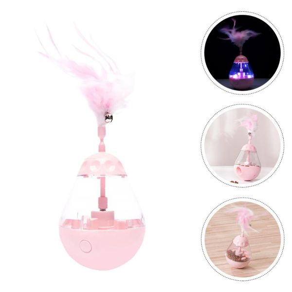 

cat toys 1 set electric tumbler kitten dispenser pet plaything supply