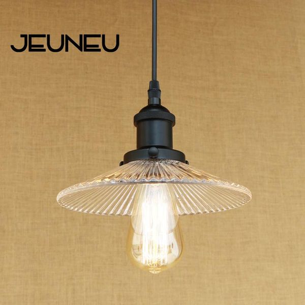 

pendant lamps retro lamp e27 light glass lampshade vintage hanging american loft style kitchen living room lighting fixture luminaire