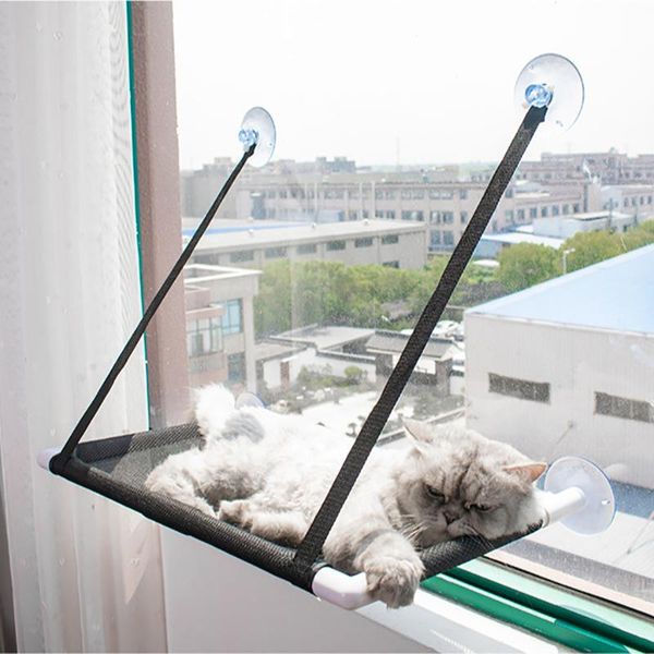 

cat beds & furniture pet hammock for cats basking window mounted seat hammocks suction cup hanging lounge comfortable bed