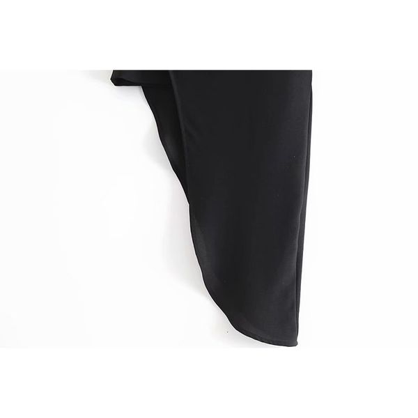 

2021 new woman skirts irregular black mini skirt faldas solid color jupe xo41
