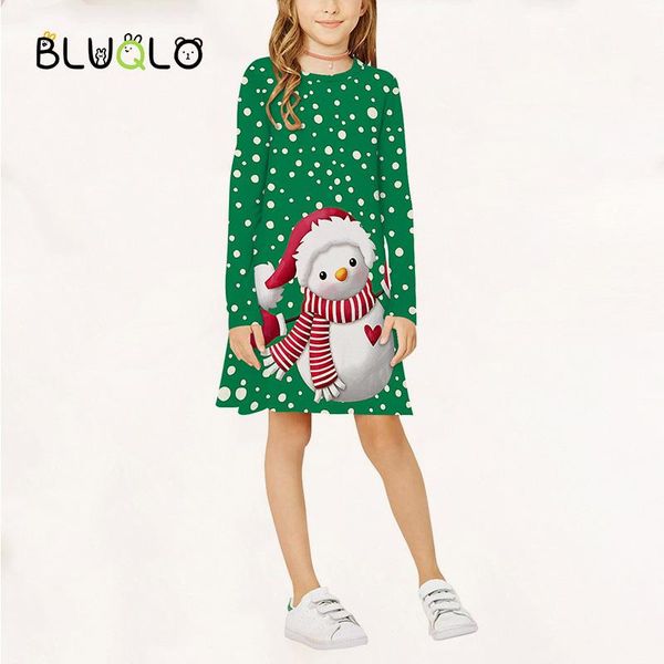 

girl's dresses autumn 2021 toddler baby girls dress long sleeve princess kids fashion children christmas casual costumes, Red;yellow