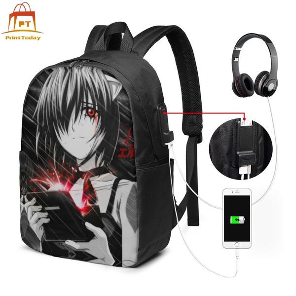 

backpack elfen lied backpacks teen bag trend school multi function bags
